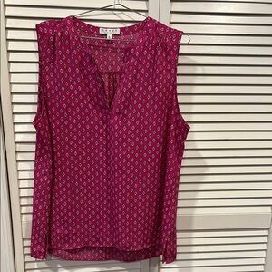 Chaus Pink Sleeveless Top